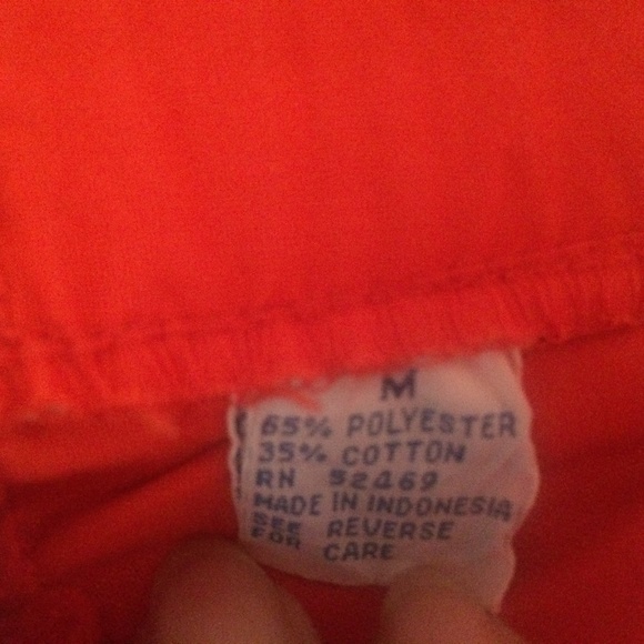 Orange Shorts Sz M Blue Cabana - Picture 6 of 6